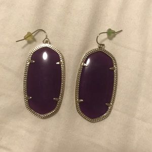Kendra Scott Danielle Earrings- Jade Purple